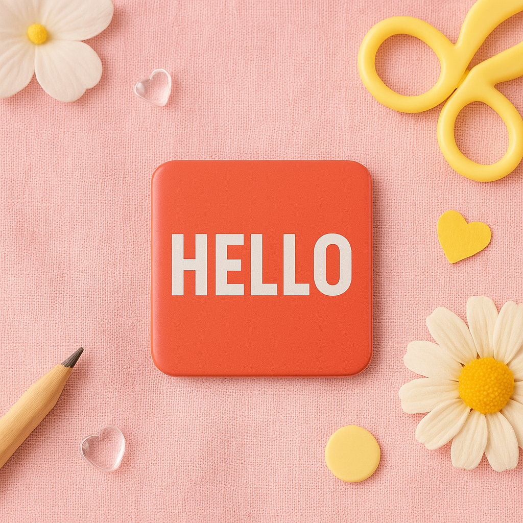 Custom Fridge Magnet – Design Your Own (50x50 mm)
