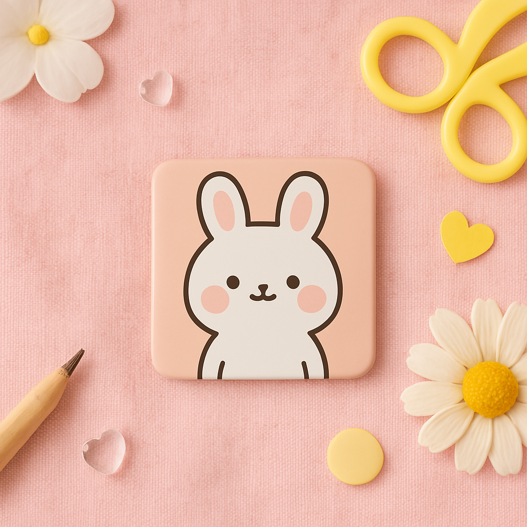 Custom Badge Pin – Design Your Own (50x50 mm)